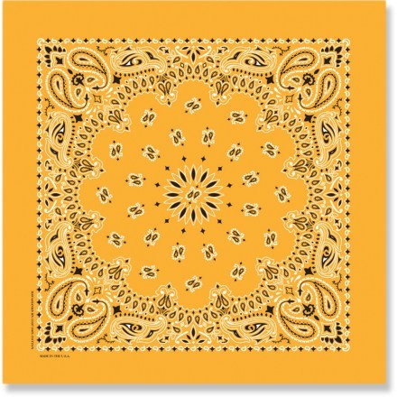 Mustard yellow Paisley Handkerchief