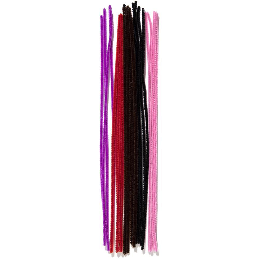 Retro Pipe Cleaners Mixed Pack of Chenille Stems ~ 3mm ~ Woodland Mix