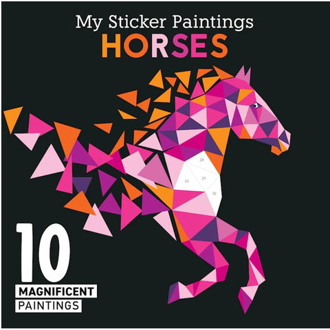My Sticker Paintings: Horses 1878