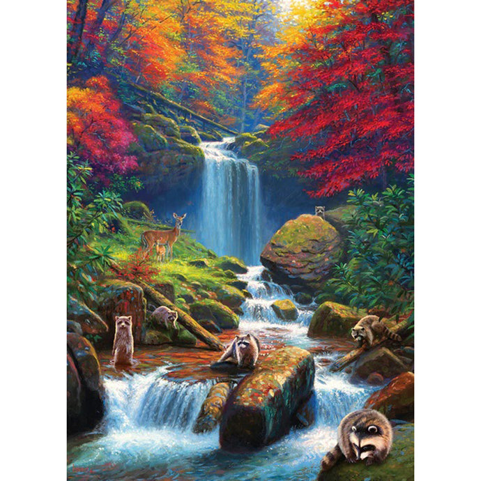 Mystic Falls in Autumn 1000-Piece Puzzle 40002