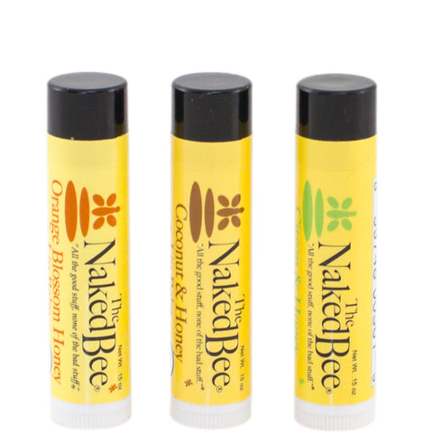 naked bee lip balm trio