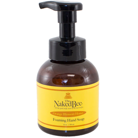 the naked bee orange blossom honey foamin ghand soap