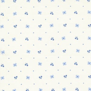 Blueberry Delight Collection Blossoms Cotton Fabric 3034 natural