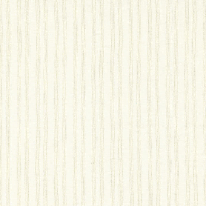 Blueberry Delight Collection Ticking Stripes Cotton Fabric 3037 natural