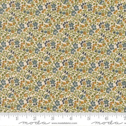 natural, Chelsea Garden Collection Ambling Vine Cotton Fabric 33857