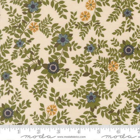 natural, Chelsea Garden Collection Garden Florals Cotton Fabric 33853