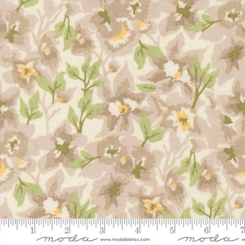 natural, Fieldrush Collection Gossamer Floral Fabric 30781