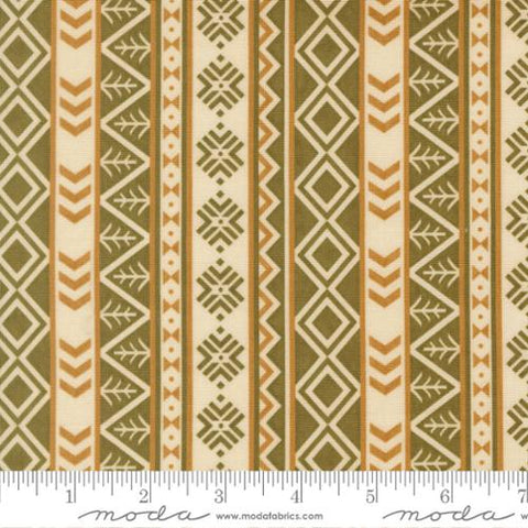 natural, Northwoods Collection Northwest Stripes Cotton Fabric 56193