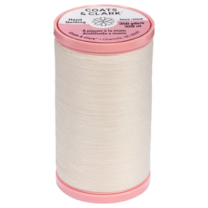 Coats Cotton Hand Quilting Thread 350 yds Natural - 073650793950