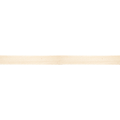 Natural cotton twill tape