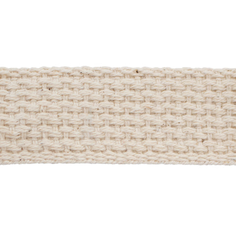 Natural cotton webbing