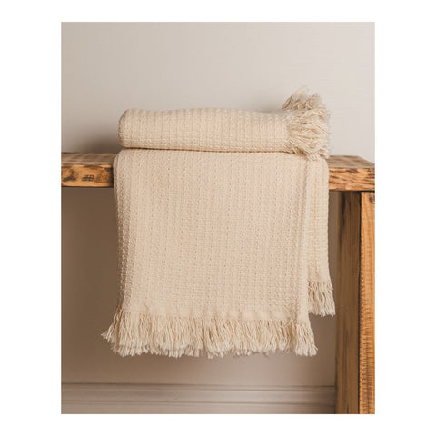 natural, Zig Zag Woven Throw ASZZ