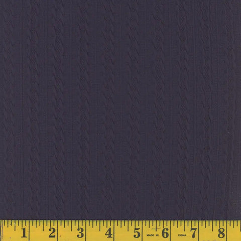 navy, Braid Jacquard Polyester Fabric 1371