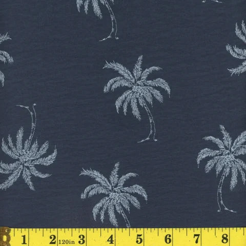 navy, Airflow CEY Puff Palm Tree Print 14577