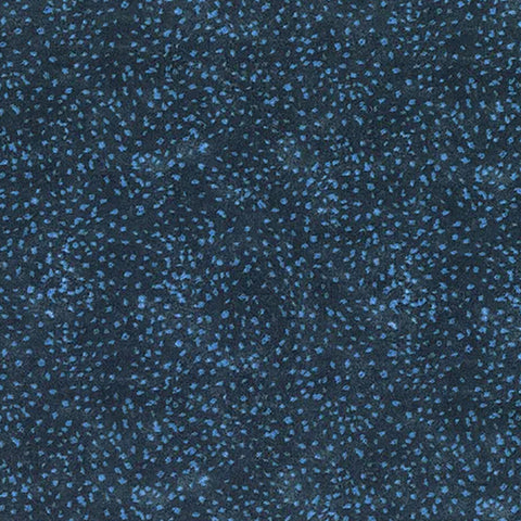 Autumn Sun Collection Dot Texture Cotton Fabric navy