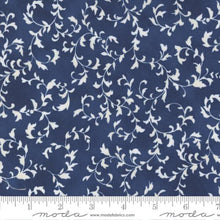 Summer Breeze 2023 Collection Scroll Vines Cotton Fabric 33686 navy