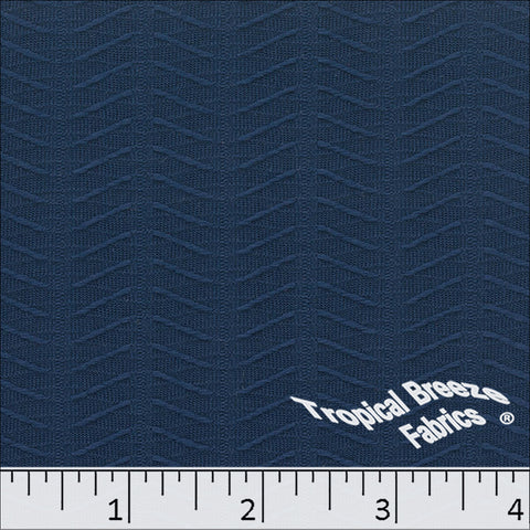 navy, Avery Knit Print Fabric 323615