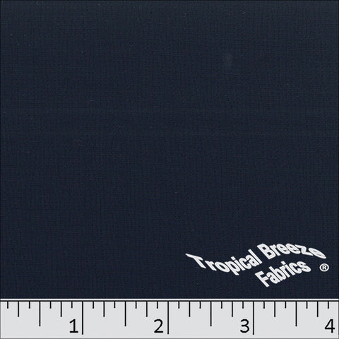 navy, Crinkle Crepe Polyester Fabric 072510
