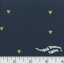 navy, Double Brushed Knit Print Fabric 572513