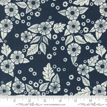 Field of Flowers Collection Floral Scatter Cotton Fabric 3313 navy