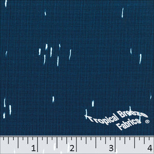 Linen Crepe Speckled Crepe Polyester Fabric 048424 navy