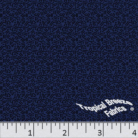 Poly Cotton Sprinkles Print Fabric navy
