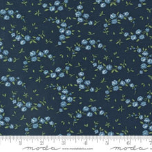 Shoreline Collection Summer Floral Cotton Fabric 55308 navy