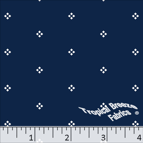 navy, Standard Weave Poly Cotton Dress Fabric 6283