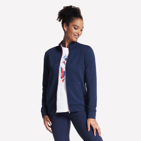 navy, Women's Go Walk Everywhere Jacket W3JA261