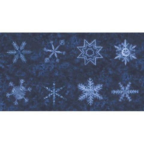 navy, Winter Chill Collection Cotton Craft Panel 48109