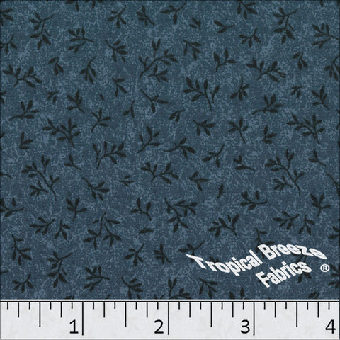 navy, Yoryu Print Polyester Fabric 048610