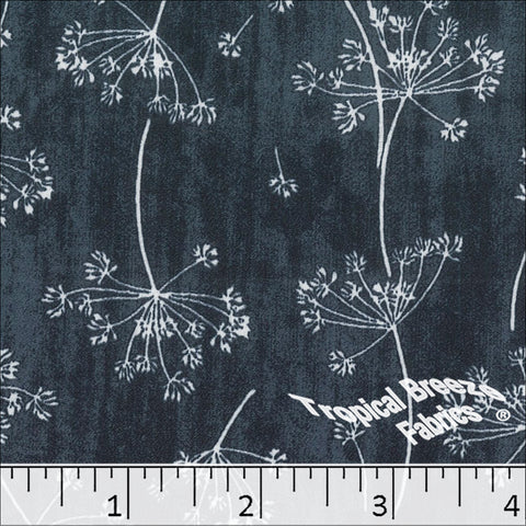 navy, Yoryu Print Polyester Fabric 048613