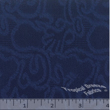 Navy blue dress fabric