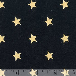 Navy blue fabric with stars