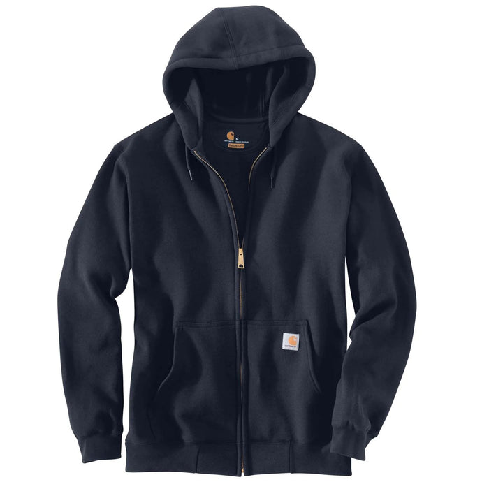 Navy, Men's Big and Tall Zip Front Sweatshirt Hoodie K122