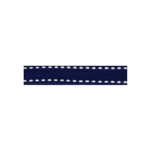 Navy stitching ribbon