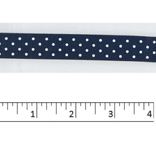 White dots on Navy