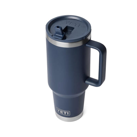 Yeti Rambler 40 oz. Travel Straw Mug in navy