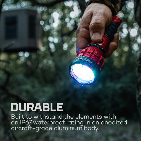 Durability info for NEBO Illumatrace blood tracker flashlight