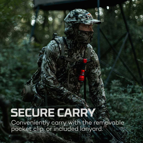Carry info for NEBO Illumatrace blood tracker flashlight