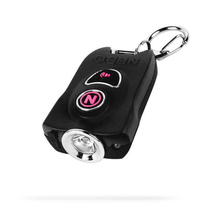 Black MYPAL Rechargeable Keychain Light and Safety Alarm NEB-KEY-0001