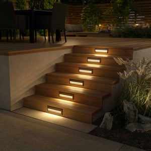 Step Lights On at Night