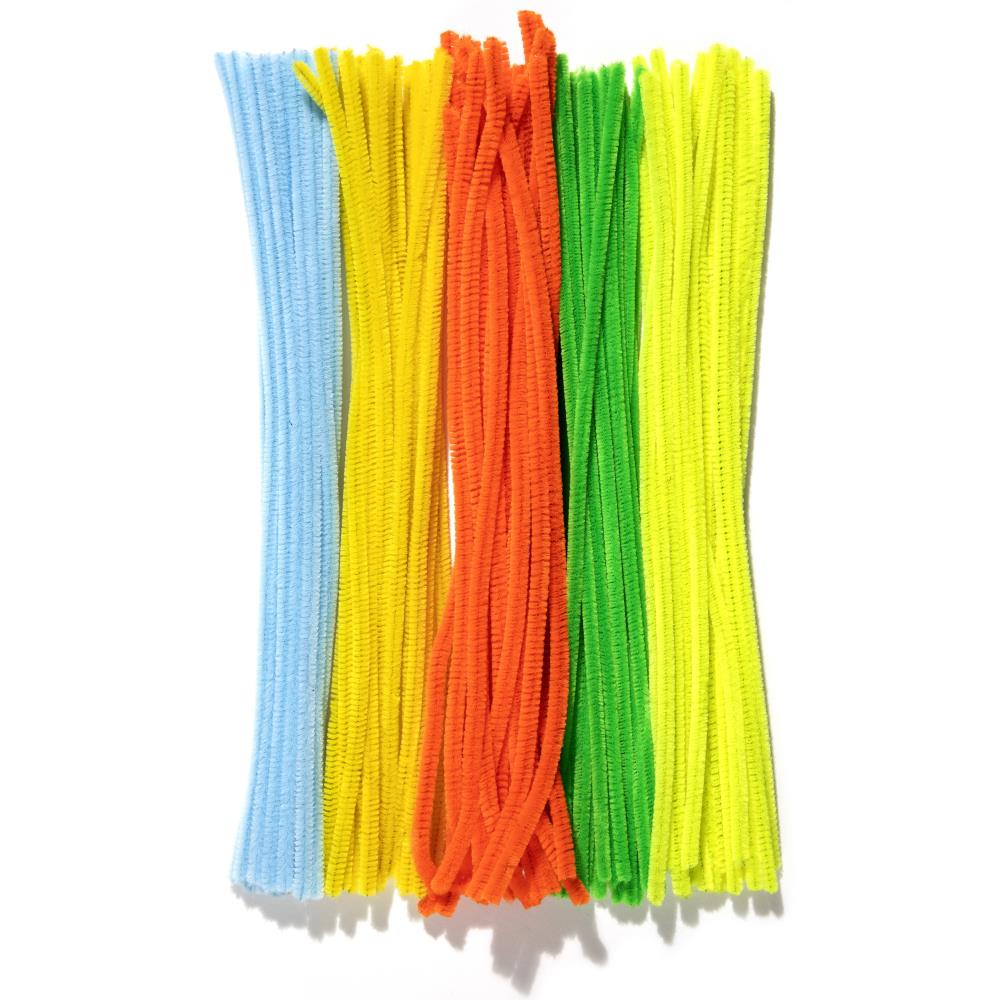 1 Set Pipe Cleaners Crafts Flexible Bendable Wire Colorful Chenille Stems  DIY Tulip Bouquet Making Kit Kids Girl DIY Flower Art