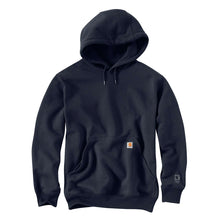 new navy, Men's Big and Tall Heavyweight Hooded Sweatshirt 100615