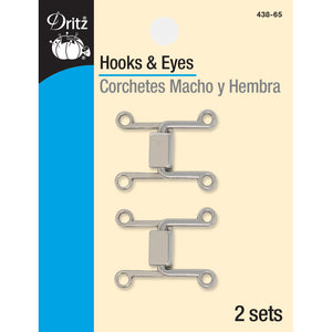 Nickel hooks and eyes