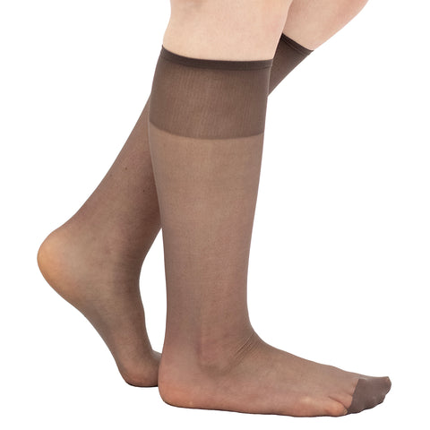 off black, Women's Twilight Mist Knee-Hi 2-Pair LA3010