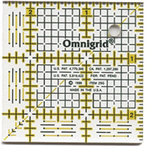 2.5-Inch Square Quilt Ruler OGD-25G