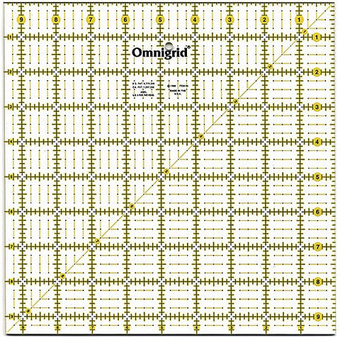 9.5-Inch Square Quilt Ruler OGD-95