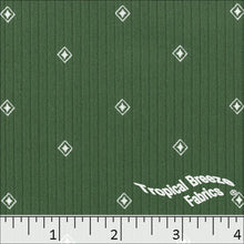 olive, Classic Rib Knit Diamond Print Fabric 578513