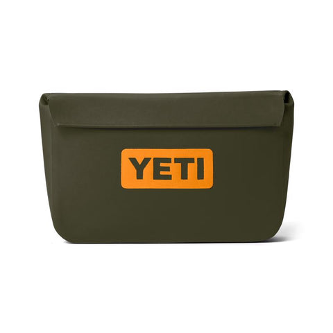 Yeti Sidekick Dry 3L Gear Case in olive & king crab orange